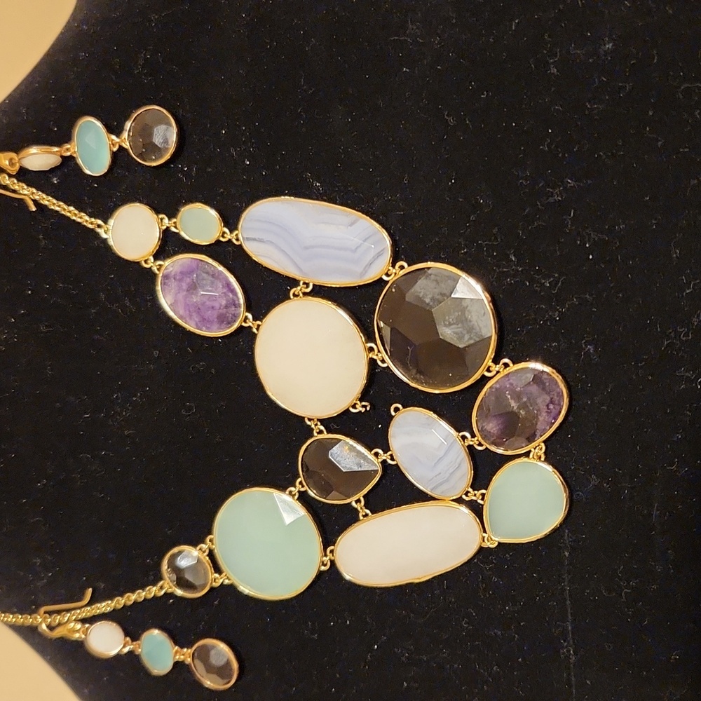 Stella & Dot Necklace & Earrings NWOT
